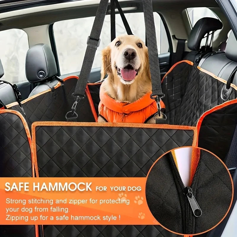 Premium Dog Car Hammock – Scratch-Proof & Waterproof seat protector