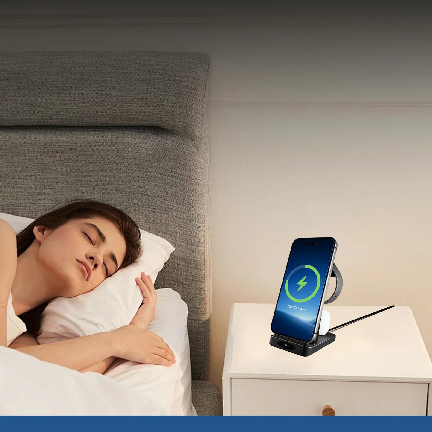 3-in-1 phone, watch, earpods Charging Station