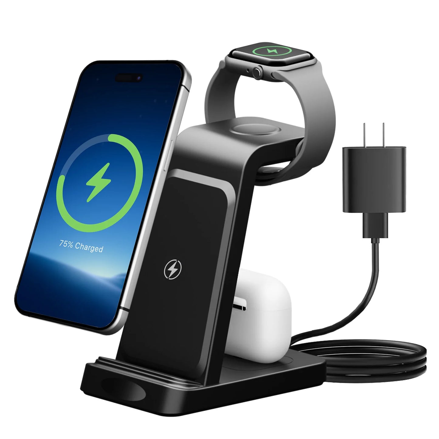 3-in-1 phone, watch, earpods Charging Station
